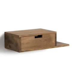 Zestaw 2 Stolików nocnych wiszących NOHENY 55 cm drewno mango