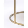 Zestaw 2 stolików TALCA 75 cm 65 cm złoty